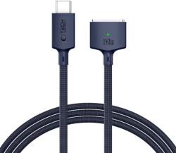 Tech-protect MMC01 Ultraboost mágneses MacBook kábel USB-C - MagSafe 3 140W 200cm éjkék - smartdiszkont