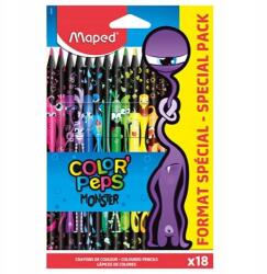 Maped 18 db színes ceruza készlet, Maped, Resin, többszínű