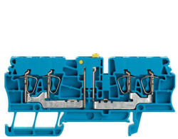 Weidmüller mérő-bontó sorkapocs 2, 5mm2, kék ZTR 2.5/4AN BL 7920930000 (7920930000)