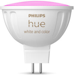 Philips Hue GU5.3 MR16 RGBW LED 6, 3 W, hideg-melegfehér (White And Color Ambience) (929003575301)