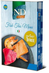 N&D Fish Trio Menu Multipack 6x70g - jozsapet