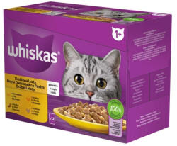 Whiskas alutasak Multipack szárnyas aszpikban 12x85g