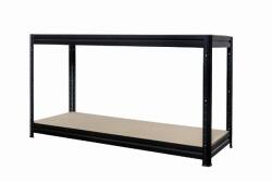 Kovona System Kovona Heavy munkaasztal 87 × 120 × 60 cm, fekete