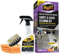 Meguiar's Quik Solutions Carpet & Cloth Kit - törlőkendő + szőnyeg, 473ml (G55268)
