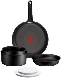 Tefal Set de Vase Tefal Ingenio Explore On 7 piese, Antiaderent, Negru (P0009202)