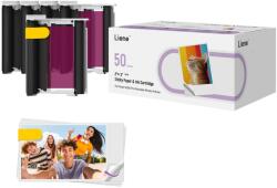 Liene 2x3" fotópapír 50 lap + 5 tintapatron szublimációs CU002-65004 (6971398602654)