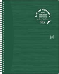 OXFORD Caiet oxford origins a4+ 70f spira scribzee ecolabel patratele verde - Set 5 (400150010)