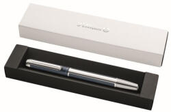 Pelikan Stilou pura f aluminiu argintiu/petrol cutie cadou (822664)