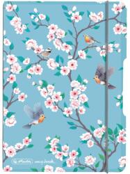 Herlitz Caiet My. book flex A6 Herlitz, 40 file, dictando, Motiv Ladylike birds (9481180)