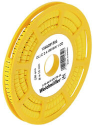 Weidmüller Vezeték és kábeljelölő betű N sárga CLI C 2-4 GE/SW N CD 1568261663 Weidmüller (1568261663)