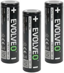 EVOLVEO LiPower 217 Max 5000 Li-ion 21700 3.7V 5000mAh 3 db LIP-2175M-3 (LIP-2175M-3)