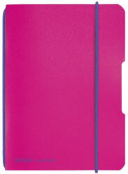 Herlitz Caiet my. book flex a6 40f 80g/mp patratele pp fucsia elastic violet (9479050)