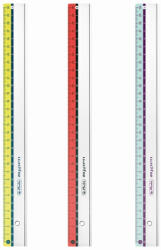 Herlitz Rigla plastic 30cm my. pen diverse culori - Set 9 (11367992)