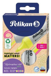 Pelikan Textmarker 490 eco neon set4 cutie carton (823326)