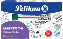 Pelikan Marker whiteboard 741 verde - Set 10 (818001)