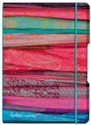 Herlitz Caiet My. book flex A5, 40 file, 80 g/mp, matematica, Motiv scarfs (9479020)