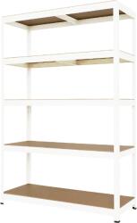 Kovona System Kovona FUTUR PLUS könyvespolc 1800 x 1200 x 450 mm-es, fehér (VRFUV18012045050245)