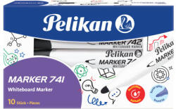 Pelikan Marker whiteboard 741 negru - Set 10 (817974)