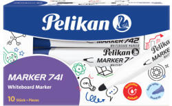 Pelikan Marker whiteboard 741 albastru - Set 10 (817981)