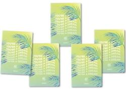 Herlitz Set 5 caiete Herlitz A4, 80 file, Dictando, Motiv Neversea (9490420)