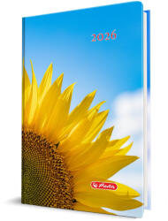 Herlitz Agenda datata a5 352pag coperta buretata motiv flower 2026 (9497820)