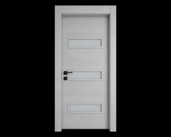 EUROSTILL Интериорна врата с каса EUROSTILL MILANO с остъкление TW 78x205 cm Орех Шерин (DMTW20578S150/S)