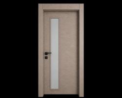 EUROSTILL Интериорна врата с каса EUROSTILL TORINO с остъкление Advanced PW 88x205 cm Дъб Гладстоун (DTPW20588G150H/S)