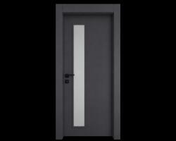 EUROSTILL Интериорна врата с каса EUROSTILL MILANO с остъкление Advanced PW 88x205 cm Антрацит (DMPW20588UG110/S)