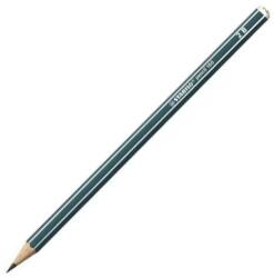 STABILO Grafitceruza, 2B, hatszögletű, STABILO " Pencil 160" , olajzöld (160/2B)