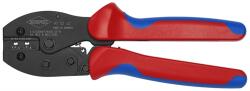 KNIPEX 97 52 42 SB PreciForce® Krimpelő fogó MC4®/MC4® EVO 2 csatlakozókhoz csúszásgátló műanyag burkolattal barnított 220mm (97 52 42 SB)