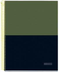 Miquelrius Rider Green A4 4x35 lap linia caiet cu spirale (A15295RG81)