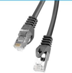 Lanberg Patch Cord Lanberg PCF6-10CC-0100-BK, Cat6, F/UTP, 1m, Black (PCF6-10CC-0100-BK)