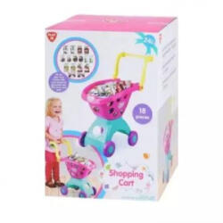 Playgo : Szivecskés bevásárló kocsi készlet - 18 darabos (6080) (6080)