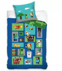 Carbotex Minecraft: Pixelvilág kétrészes ágyneműhuzat garnitúra 140x200cm (MC002) (MC002)