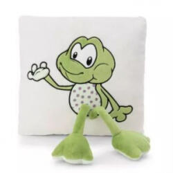 NICI Green: Fridolin béka párna, szögletes - 30 x 30 cm (62283) (62283)