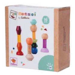 Eichhorn : Montessori fa oktató játék 16 darabos - Formák (100006051) (100006051)