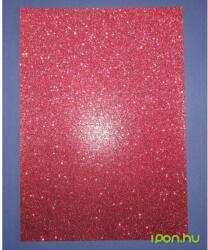  Glitterkarton A4 220g piros (1616428)
