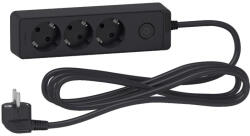 Schneider Electric Prelungitor 3x2P+E +intrerupator cablu 3m antracit Schneider ST9433B (ST9433B)