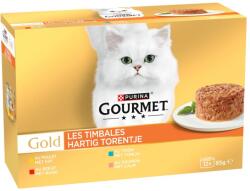 Gourmet 48x85g Gourmet Rafinált ragu húsválogatás nedves macskatáp 36+12 ingyen