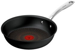 Tefal Tigai si seturi Tigaie Tefal Excellence+ G3300553, 26 cm, invelis antiaderent, tehnologie FUSIONCORE, Thermo-Signal, maner nituit, aluminiu, inductie, negru - vexio