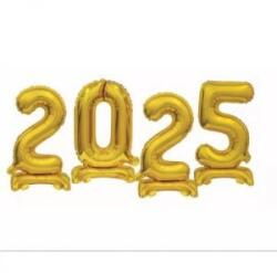 GoDan Foil balloon B&C, standing Digit - 2025 set (BC-4ATZ) (BC-4ATZ)