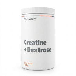 GymBeam Creatină Creapure® + Dextroză 1000 g ceai cu gheată şi piersică