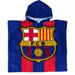 PHI FC Barcelona: Baba poncsó törölköző - 60 x 120 cm (118669) (118669) - aqua