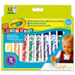 Crayola Mini Kids: 12 db tompa hegyű filctoll (8325) (8325)