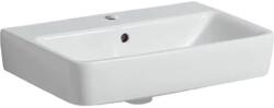 Geberit Selnova Compact mosdótál 60x37 cm négyszögletes klasszikus fehér fényes 501.511. 00.7 (501511007)