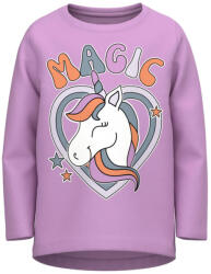 NAME IT fată tricou cu mânecă lungă violet (13AD96)