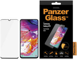Panzer Стъклен протектор PanzerGlass за Samsung Galaxy A70, CaseFriendly - Черни
