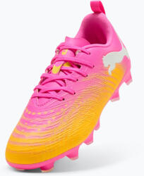 PUMA Gyerek focicipő PUMA Future 9 Play FG/AG Jr poison pink/puma white/sun stream/bright aqua/puma black