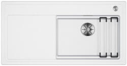 BLANCO ETAGON XL 6 S egymedencés, 100x51 cm-es gránit mosogató, csepegtetőtálcával, lefolyószabályozóval, fehér 528096 (528096)