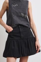 Medicine fustă gogoșar din denim ZPY2-SDDC00_99J (RS26-SDDC00)
